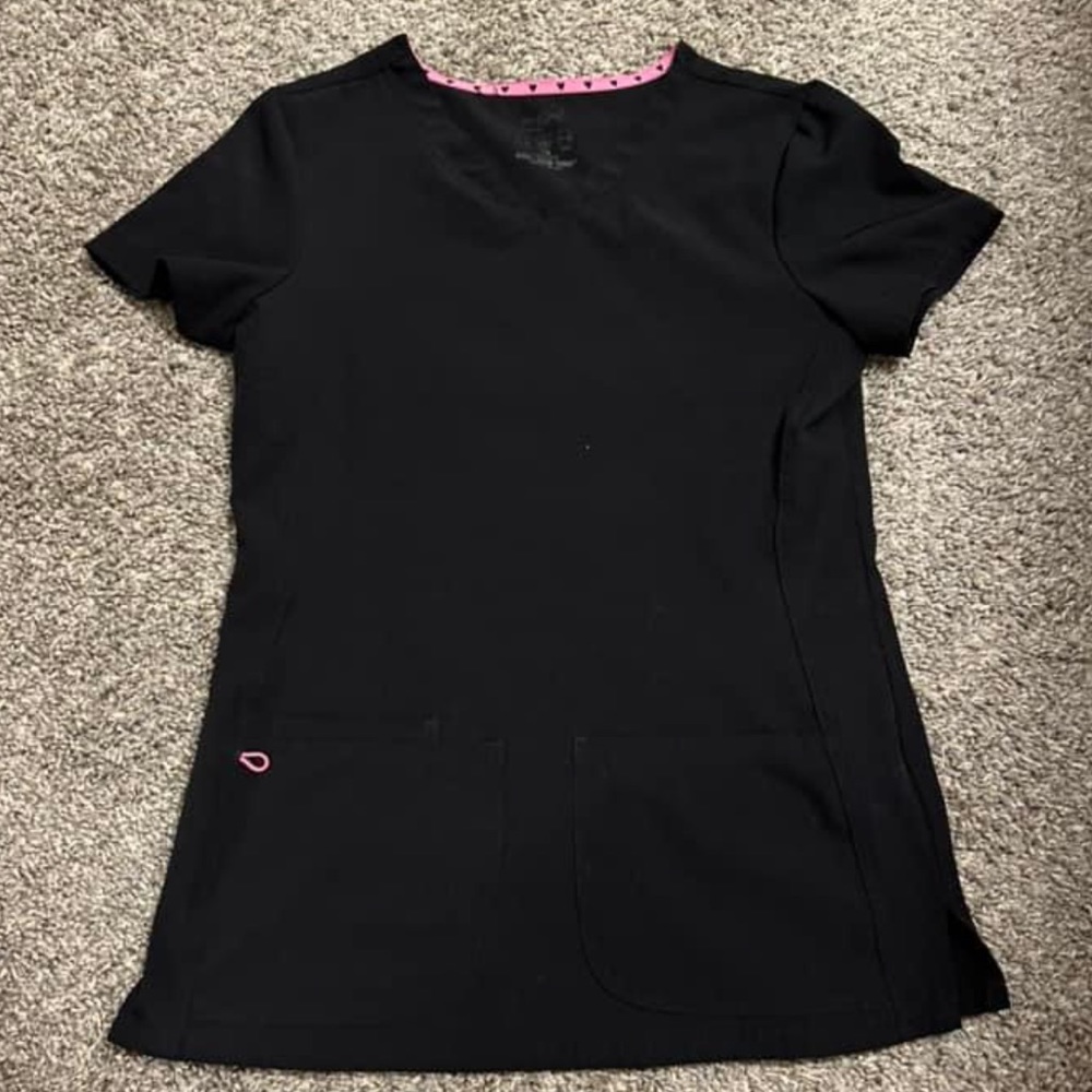 XS HeartSoul Black Srubs